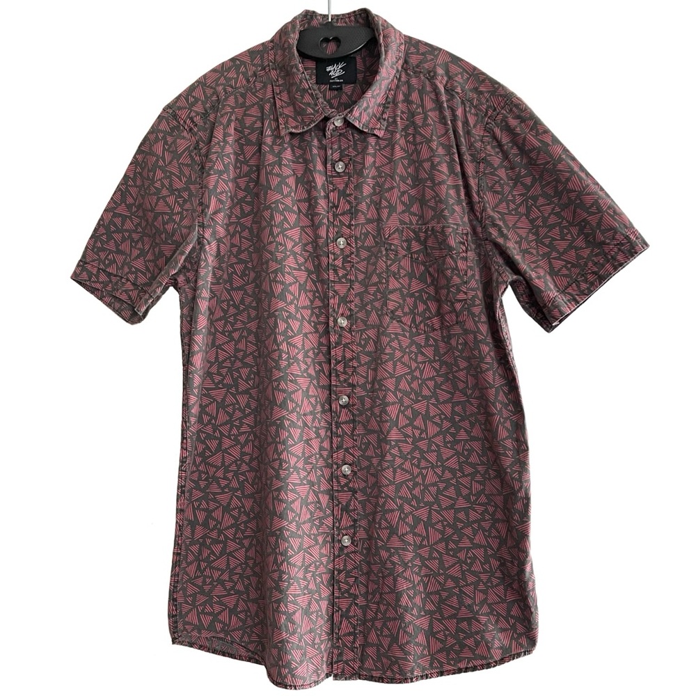 Cotton On-Men’s Black Acid Short Sleeve Shirt